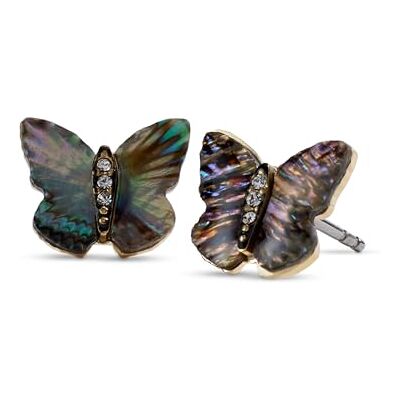 Fossil Damen Ohrringe aus goldfarbenem Edelstahl mit Pfosten-/Bolzenverschluss Fossil Damen Ohrringe aus goldfarbenem Edelstahl mit Pfosten-/Bolzenverschluss