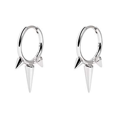 SINGULARU Rolling Ohrringe. Sterlingsilber mit Rhodium. Kongo-Verschluss. Schmuck für Dame SINGULARU Rolling Ohrringe. Sterlingsilber mit Rhodium. Kongo-Verschluss. Schmuck für Dame