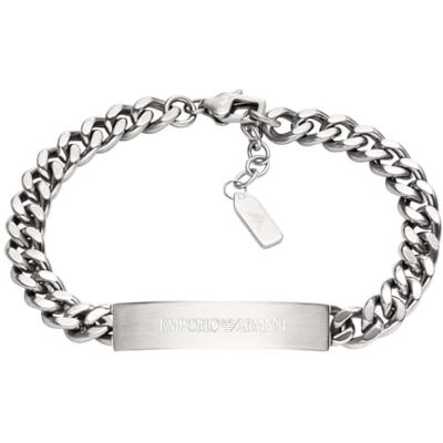 Giorgio Armani Herren Silberfarbenes Armband, EGS3304040 Giorgio Armani Herren Silberfarbenes Armband, EGS3304040
