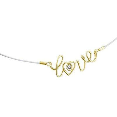 caÏ love Damen-Kette mit Anhänger Give me some Stoff Zirkonia weiß 43 cm C7026N/90/03/39+4 caÏ love Damen-Kette mit Anhänger Give me some Stoff Zirkonia weiß 43 cm C7026N/90/03/39+4
