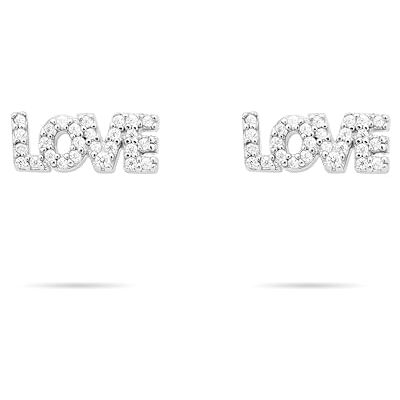 Tamaris Schmuck für Damen aus 925er Silber,Ohrstecker aus Sterlingsilber mit LOVE Schriftzug Tamaris Schmuck für Damen aus 925er Silber,Ohrstecker aus Sterlingsilber mit LOVE Schriftzug