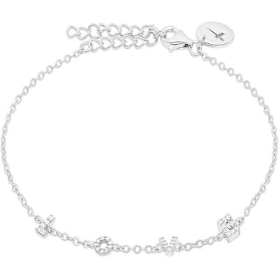 Tamaris Damen Armband TJ-0701-B-21 aus 925er Silber in Silber mit Zirkoniasteinen Tamaris Damen Armband TJ-0701-B-21 aus 925er Silber in Silber mit Zirkoniasteinen