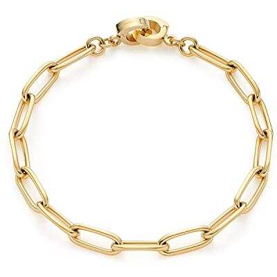 JEWELS BY LEONARDO Armband Clip & Mix Estrella • Arm-Kette aus goldfarbenem Edelstahl • aus ovalen Ketten-Gliedern im Chunky-Look • 19 cm Länge • Geschenk Damen Schmuck • 021615 JEWELS BY LEONARDO Armband Clip & Mix Estrella • Arm-Kette aus goldfarbenem Edelstahl • aus ovalen Ketten-Gliedern im Chunky-Look • 19 cm Länge • Geschenk Damen Schmuck • 021615