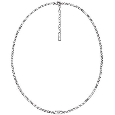 Giorgio Armani Herren Edelstahl mit Karabinerverschluss Kettenhalsband Giorgio Armani Herren Edelstahl mit Karabinerverschluss Kettenhalsband