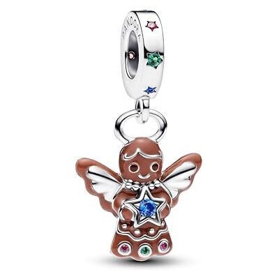 PANDORA Lebkuchen-Engel Charm-Anhänger 794247C01 Charm Anhänger PANDORA Lebkuchen-Engel Charm-Anhänger 794247C01 Charm Anhänger