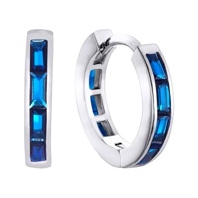 Duran Exquse Durán Exquse – Ohrringe Pretty Jewels, Baguette mit Zirkonia, Farbe Saphir, Silber, Gold, Pequeño, Sterling Silber Silber, Zirkon Duran Exquse Durán Exquse – Ohrringe Pretty Jewels, Baguette mit Zirkonia, Farbe Saphir, Silber, Gold, Pequeño, Sterling Silber Silber, Zirkon