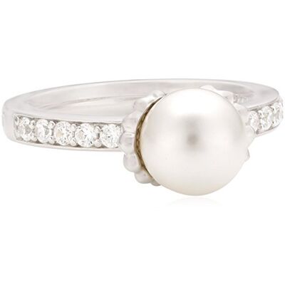 Merii Damen-Ring 925 Sterling Silber rhodiniert Gr.60 (19.1) M0740R/90/L1/60 Merii Damen-Ring 925 Sterling Silber rhodiniert Gr.60 (19.1) M0740R/90/L1/60