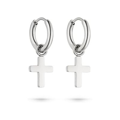 S. Oliver Ohrring Elegante Creolen aus poliertem Edelstahl silber wasserfest & hautfreundlich S. Oliver Ohrring Elegante Creolen aus poliertem Edelstahl silber wasserfest & hautfreundlich