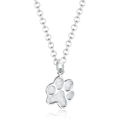 Elli Halskette Damen Tier Pfote Hund Katze Anhänger in 925 Sterling Silber Elli Halskette Damen Tier Pfote Hund Katze Anhänger in 925 Sterling Silber