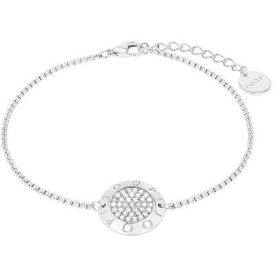 JOOP! Halskette aus 925 Sterling Silber für Damen, Halsschmuck, teilw. mit Schmuckstein, Silber 925 rhodiniert, Kommt in passender Schmuckbox JOOP! Halskette aus 925 Sterling Silber für Damen, Halsschmuck, teilw. mit Schmuckstein, Silber 925 rhodiniert, Kommt in passender Schmuckbox