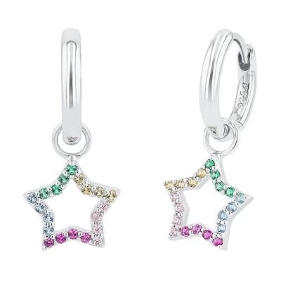 Prinzessin Lillifee Kinder Mädchen Schmuck Stern Silber Multicolor, Kommt in Schmuck Geschenk Box Prinzessin Lillifee Kinder Mädchen Schmuck Stern Silber Multicolor, Kommt in Schmuck Geschenk Box