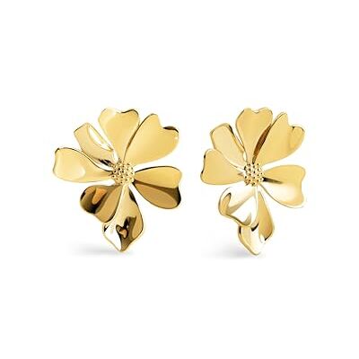SINGULARU Flower Spring Ohrringe. Messing mit 18 Kt Vergoldeter Beschichtung. Schmuck für Damen. SINGULARU Flower Spring Ohrringe. Messing mit 18 Kt Vergoldeter Beschichtung. Schmuck für Damen.