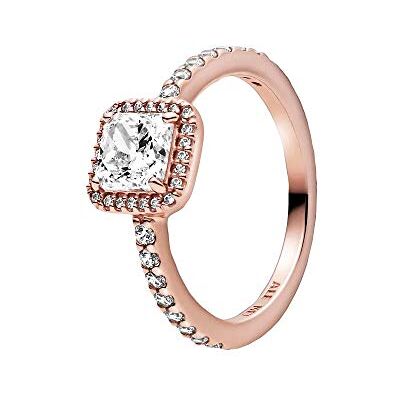 PANDORA Ring Rose "Funkelnder Strahlenkranz, quadratisch" 188862C01 PANDORA Ring Rose "Funkelnder Strahlenkranz, quadratisch" 188862C01