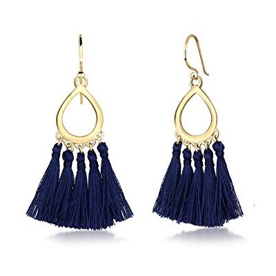 Elli Ohrringe Damen Hänger Tassel Quaste Tropfen Festival Elli Ohrringe Damen Hänger Tassel Quaste Tropfen Festival
