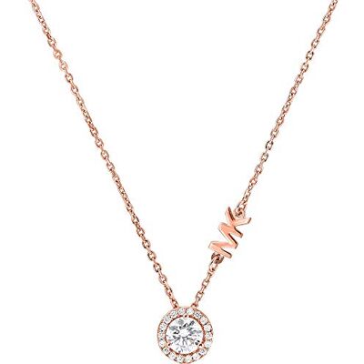 Michael Kors MKC1208AN791 Damen Collier Silber 925 Rose weiß Zirkonia 45 cm Michael Kors MKC1208AN791 Damen Collier Silber 925 Rose weiß Zirkonia 45 cm
