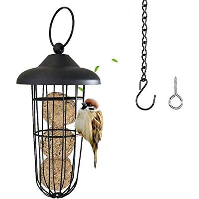 Super Meisenknödelhalter zum Aufhängen mit Hängende Kette Edelstahl Vogelfutterstation Futterspender mit Dach für Wildvögel Futtersäule für Meisenknödel ohne Netz Vögel Futterhäuschen Futtersilo Super Meisenknödelhalter zum Aufhängen mit Hängende Kette Edelstahl Vogelfutterstation Futterspender mit Dach für Wildvögel Futtersäule für Meisenknödel ohne Netz Vögel Futterhäuschen Futtersilo