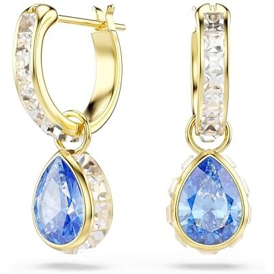 Swarovski Chroma Ohrhänger, Tropfenschliff, Blau, 18 Karat Vergoldet Swarovski Chroma Ohrhänger, Tropfenschliff, Blau, 18 Karat Vergoldet