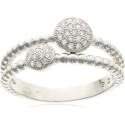 Beneto Ring Silver Ring with Zircons AGG335 Circuit: 58 mm sBE0659-58 Marke, Estándar, Nicht-Edelmetall, Kein Edelstein Beneto Ring Silver Ring with Zircons AGG335 Circuit: 58 mm sBE0659-58 Marke, Estándar, Nicht-Edelmetall, Kein Edelstein