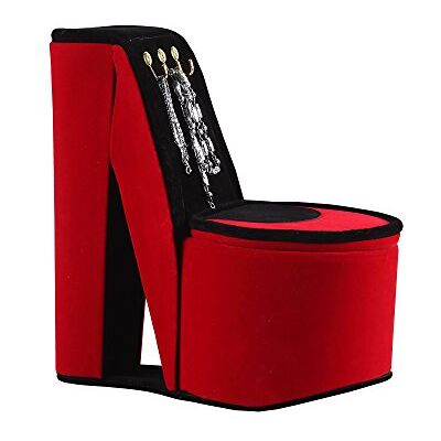 ORE International HBB1821 Schmuckkästchen für Schuhe, mit Haken, roter Samt ORE International HBB1821 Schmuckkästchen für Schuhe, mit Haken, roter Samt