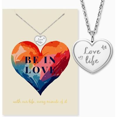 Engelsrufer Grußkarte Love mit Halskette Edelstahl Silber – Geschenk für Frauen – Emotionale Karte mit Schmuck – Liebe zeigen mit Stil Engelsrufer Grußkarte Love mit Halskette Edelstahl Silber – Geschenk für Frauen – Emotionale Karte mit Schmuck – Liebe zeigen mit Stil