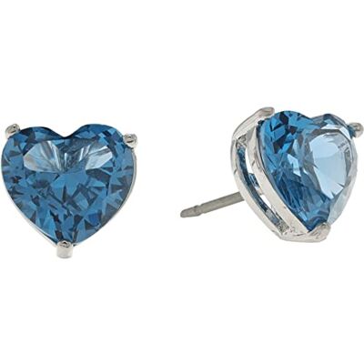 kate spade new york My Love Herz-Ohrstecker, Blau kate spade new york My Love Herz-Ohrstecker, Blau