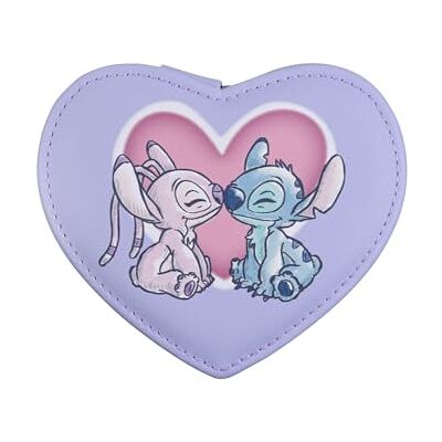 Disney Stitch & Angel Schmuckkästchen mit Reißverschluss in Herzform Disney Stitch & Angel Schmuckkästchen mit Reißverschluss in Herzform