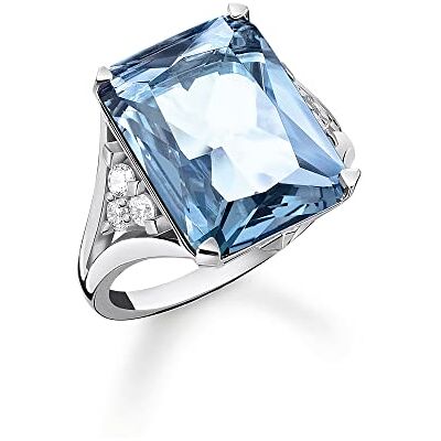 THOMAS SABO Ring aqua Stein silber 925 Sterlingsilber THOMAS SABO Ring aqua Stein silber 925 Sterlingsilber