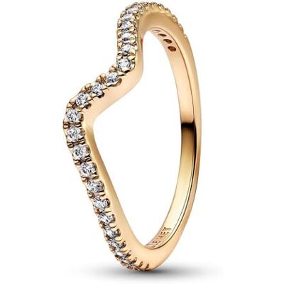 PANDORA Funkelnde Welle Ring 162539C01 Damenring PANDORA Funkelnde Welle Ring 162539C01 Damenring