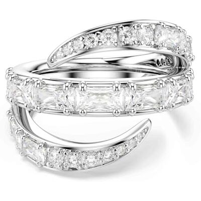Swarovski Vienna Ring, Mischschliff, Schwan, Weiß, Rhodiniert Swarovski Vienna Ring, Mischschliff, Schwan, Weiß, Rhodiniert