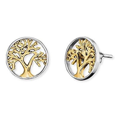 Engelsrufer Ohrstecker Damen Lebensbaum 925 Sterling Silber Gold Silber Bicolor – 9 mm Steckverschluss, Nickelfrei, Symbol Ohrschmuck für Alltag & Geschenk Engelsrufer Ohrstecker Damen Lebensbaum 925 Sterling Silber Gold Silber Bicolor – 9 mm Steckverschluss, Nickelfrei, Symbol Ohrschmuck für Alltag & Geschenk