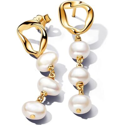 PANDORA 263263C01 Perle baumeln Ohrringe PANDORA 263263C01 Perle baumeln Ohrringe