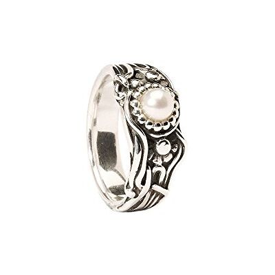 Trollbeads Damen-Ring Jugend Pearl 925 Silber Gr. 55 (17.5) TAGRI-00165 Trollbeads Damen-Ring Jugend Pearl 925 Silber Gr. 55 (17.5) TAGRI-00165