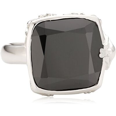 caÏ women Damen-Ring 925 Sterling Silber rhodiniert Zirkonia schwarz Gr.56 (17.8) C1406R/90/43/56 caÏ women Damen-Ring 925 Sterling Silber rhodiniert Zirkonia schwarz Gr.56 (17.8) C1406R/90/43/56