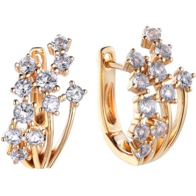 Duran Exquse Durán Exquse Ohrringe, limitierte Edition, Monakel, Topas, Gold, Mediano, Sterling Silber Silber, Topas Duran Exquse Durán Exquse Ohrringe, limitierte Edition, Monakel, Topas, Gold, Mediano, Sterling Silber Silber, Topas