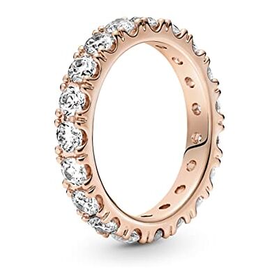 PANDORA ROSE Timeless Ring "funkelnde Reihe" 14k rosévergoldet, Zirkonia 180050C01 56 PANDORA ROSE Timeless Ring "funkelnde Reihe" 14k rosévergoldet, Zirkonia 180050C01 56