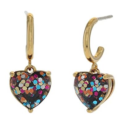 kate spade new york My Love Herz-Ohrstecker, Multi Glitter kate spade new york My Love Herz-Ohrstecker, Multi Glitter