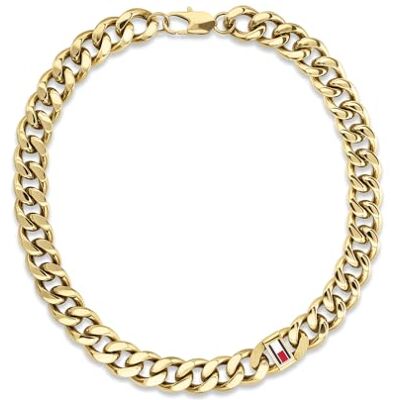 Tommy Hilfiger Jewelry Gliederhalskette für Herren in Gelbgold mit der Ikonischen Flagge 2790636 Tommy Hilfiger Jewelry Gliederhalskette für Herren in Gelbgold mit der Ikonischen Flagge 2790636