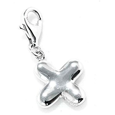 XENOX Charm_X Damen-Anhänger, silberfarben, 1 cm XENOX Charm_X Damen-Anhänger, silberfarben, 1 cm