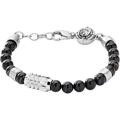 Diesel Armband Für Männer, 18,5 Cm, 5 Cm Verlängerung Schwarz, Edelstahlarmband, DX0847040 Diesel Armband Für Männer, 18,5 Cm, 5 Cm Verlängerung Schwarz, Edelstahlarmband, DX0847040