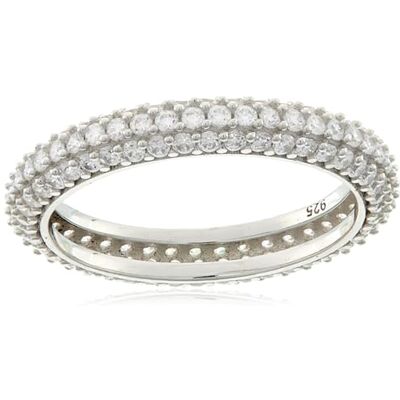 Brilio Silver Sparkling Silver Ring with Clear Zircons RI093W Circuit: 56mm sBS3603-56, Estándar, Nicht-Edelmetall, Kein Edelstein Brilio Silver Sparkling Silver Ring with Clear Zircons RI093W Circuit: 56mm sBS3603-56, Estándar, Nicht-Edelmetall, Kein Edelstein