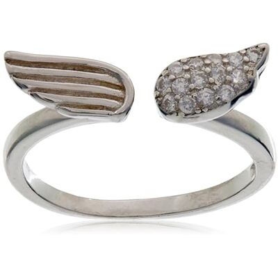 Beneto Ring Silver Open Ring with AGG336 Zircons Circuit: 52 mm sBE0661-52, Estándar, Nicht-Edelmetall, Kein Edelstein Beneto Ring Silver Open Ring with AGG336 Zircons Circuit: 52 mm sBE0661-52, Estándar, Nicht-Edelmetall, Kein Edelstein