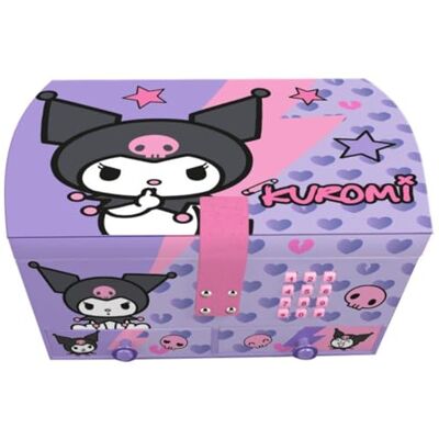 Kids Licensing Kuromi Geheime Schmuckschatulle für Mädchen, Schmuckbox, Kindergeschenk Sanrio Kids Licensing Kuromi Geheime Schmuckschatulle für Mädchen, Schmuckbox, Kindergeschenk Sanrio