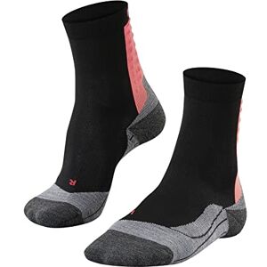 FALKE Damen Laufsocken Achilles W So Funktionsmaterial schützt die Achillessehne 1 Paar, Schwarz Black 3008, 39-40 FALKE Damen Laufsocken Achilles W So Funktionsmaterial schützt die Achillessehne 1 Paar, Schwarz Black 3008, 39-40