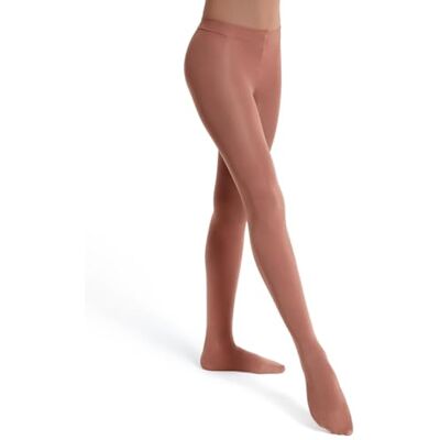 Capezio Damen Ultraweiche Übergangs-Tight mit Selbstgestricktem Bund Strumpfhose, 45 den, kastanienbraun, L-XL Capezio Damen Ultraweiche Übergangs-Tight mit Selbstgestricktem Bund Strumpfhose, 45 den, kastanienbraun, L-XL
