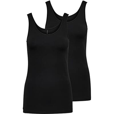 ONLY Female Tanktop Onllive 2-Pack Tanktop Tank top ONLY Female Tanktop Onllive 2-Pack Tanktop Tank top