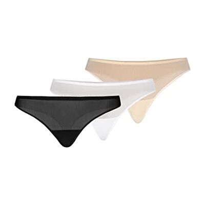 Teyli String Tanga Damen 3er Pack mit zarter verziert Strings & Tangas für Damen aus Transparentem Mesh Tange für Frauen Teyli String Tanga Damen 3er Pack mit zarter verziert Strings & Tangas für Damen aus Transparentem Mesh Tange für Frauen