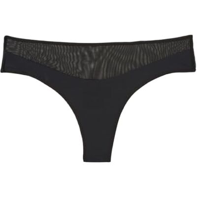Athena Damen Tulle K468 G-String, Noir, M Athena Damen Tulle K468 G-String, Noir, M