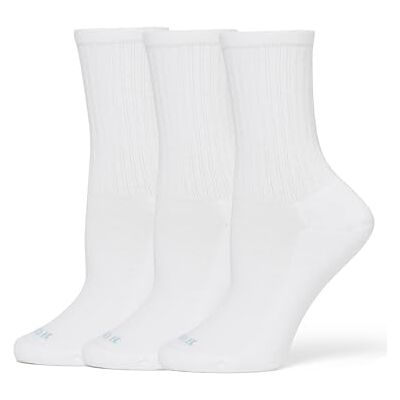 HUE Damen Air Cushion Crew 3 Pair Pack Socke, Weiss/opulenter Garten, Einheitsgröße (3er HUE Damen Air Cushion Crew 3 Pair Pack Socke, Weiss/opulenter Garten, Einheitsgröße (3er