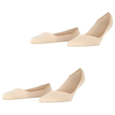 Esprit Damen Füßlinge Cotton Invisible Multipack W In Baumwolle unsichtbar einfarbig 2 Paar, Beige Cream 4011, 39-42 Esprit Damen Füßlinge Cotton Invisible Multipack W In Baumwolle unsichtbar einfarbig 2 Paar, Beige Cream 4011, 39-42