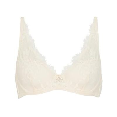 Giorgio Armani Eternal Lace Balconette-BH für Damen, gepolstert, Weiß, 80A, weiß, 80A Giorgio Armani Eternal Lace Balconette-BH für Damen, gepolstert, Weiß, 80A, weiß, 80A